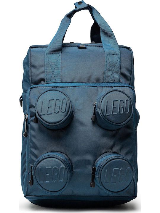 Lego Brick Earth School Bag Backpack Elementary, Elementary in Blue color