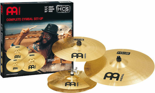 Meinl Σετ Πιατινιών Complete Cymbal (14" Hi-Hat, 16" Crash, 20" Ride)