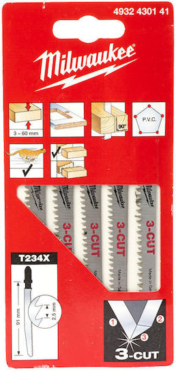 Milwaukee T234x 75mm 5Stück