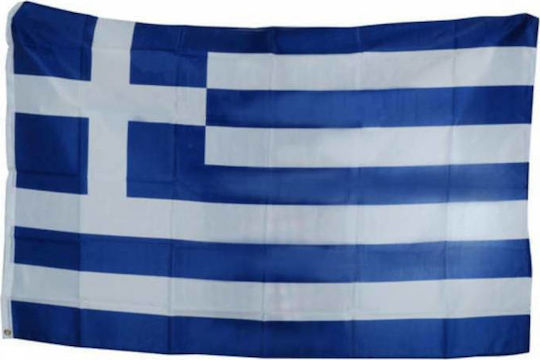 Flag of Greece Polyester Rafting with Crickets for Kontari 250x150cm