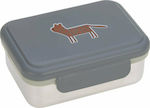 Laessig Safari Kids Lunch Stainless Steel Box Gray