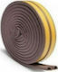 Mappy Profile Tenstick Rubber Draft Stopper Window / Door in Brown Color 6mx0.9cm