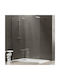Karag Walkin 1 Διαχωριστικό Ντουζιέρας 70x200cm Clear Glass Cromo
