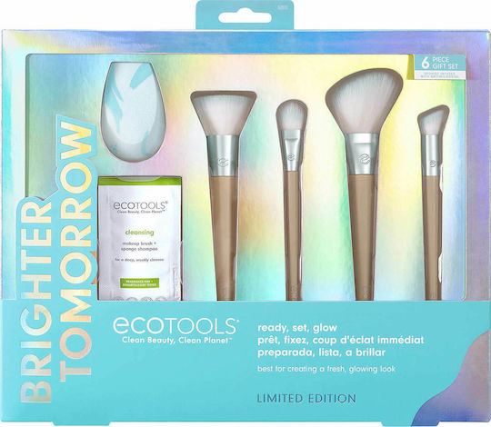 EcoTools Make Up Brush Set Ready Set Glow 5pcs