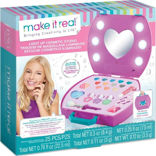 Make It Real Light-up Cosmetic Studio Παιδικό Μακιγιάζ
