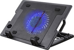 Omega Pad de răcire cu 1 Ventilator și Iluminare (PLCP1FBB) Omega Pad de răcire cu 1 Ventilator și Iluminare (PLCP1FBB)