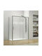 Karag Efe 400 NP-10 Cabin for Shower with Sliding Door 100x70x190cm Clear Glass Argento