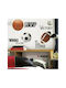 RoomMates Decor Autocolant Decorativ pentru Copii Perete All Star Sports 24buc