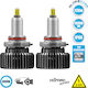 GloboStar Lampen Auto Extreme Truck Series H10 Canbus LED 6000K Kaltes Weiß 9-32V 120W 1Stück