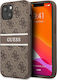 Guess 4G Stripe Plastic Back Cover Brown (iPhon...