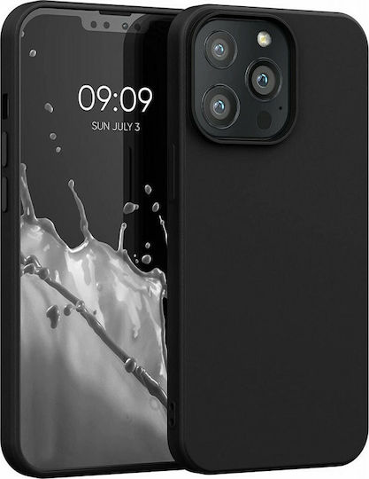 KWmobile Rubberized Back Cover Σιλικόνης Black Matte (iPhone 13 Pro)