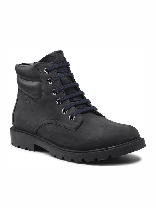 Geox Shaylax Lederne Kinderstiefel mit Reißvers...