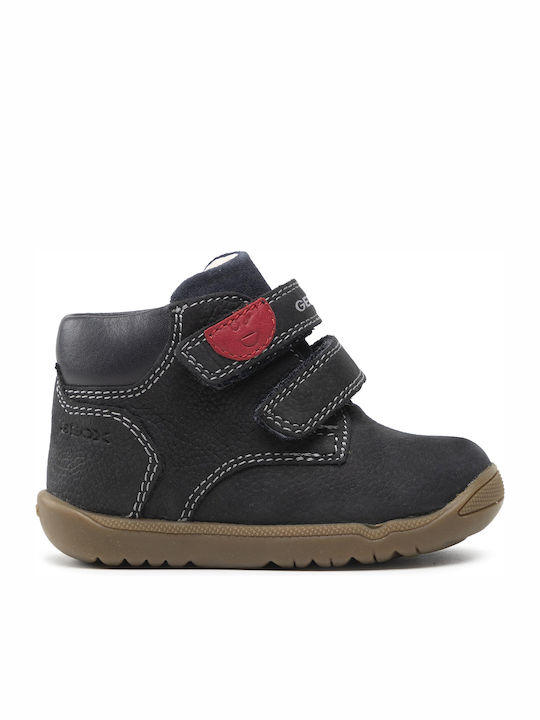 Geox Macchia Anatomical Leather Kids Boots with...