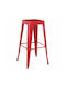 Stool for Bar Outdoor Relix Red 42x42x76cm