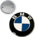 Car Brand Logo Bonnet BMW Series 5 BMW Original Look Blue-White Logo 7.3mm