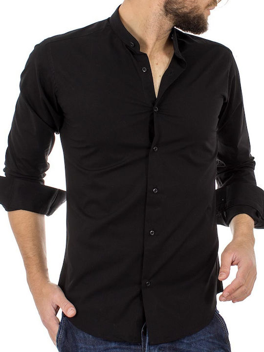 Endeson Fashion 1050 Πουκάμισο Μαύρο