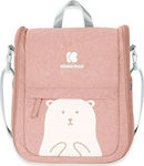 Kikka Boo Wickeltasche-Bett Schulter/Hand Bear Pink