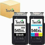 Compatible Inkjet Printer Ink Package Canon PG-545/CL-546XL Multi (Color) / Black 2pcs