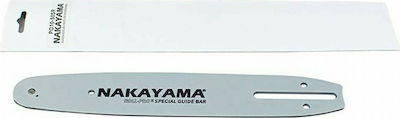 Nakayama Chainsaw Blade Chainsaw Blade 25cm for Chain with Pitch 1/4", Guide Bar Thickness .050"-1.3mm & Number of Drivers 60E 0306520151