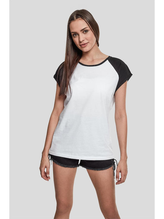 Urban Classics Γυναικείο T-shirt Λευκό
