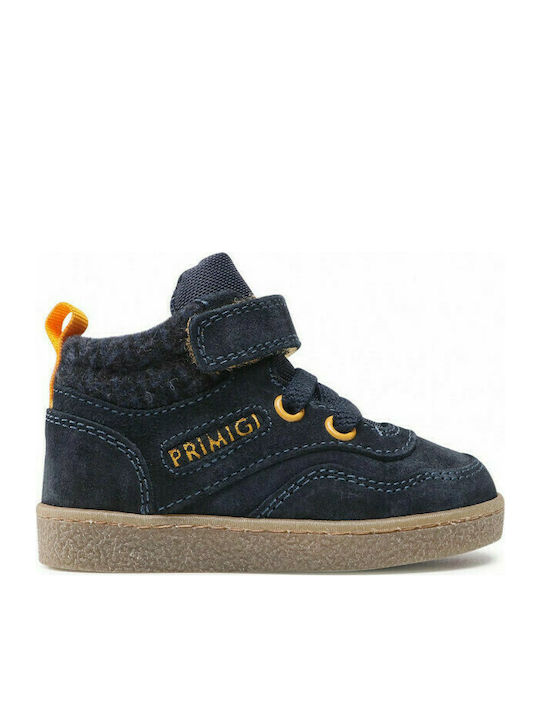 Primigi Kids Leather Boots Navy Blue