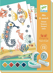 Djeco Stamps Δημιουργώ με Σφραγίδες Ζωάκια for Children 5++ Years