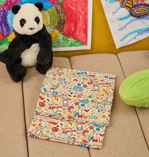 Cokitex Baby Music Baby Sheets Set Crib Cotton Multicolored 120x160cm 3pcs