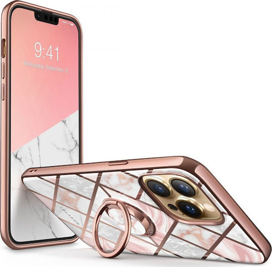 Supcase I-Blason Cosmo Snap Back Cover Σιλικόνης Marble Pink (iPhone 13 Pro Max)