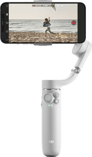 DJI OM 5 Gimbal Κινητού με Σταθεροποιητή 3 Αξόνων και 6.4 ώρες λειτουργίας Athens Grey