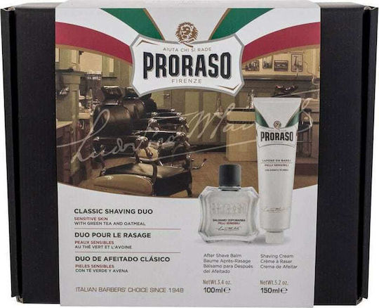 Proraso White Classic με Cream Tube 150ml & Aftershave Balm 100ml