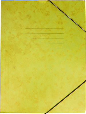 Groovy Folder Prespan with Rubber Band for Paper A4 Yellow 0.72.085-YLW