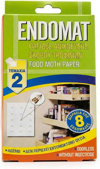 Παγίδα για Σκόρο με Κολλητική Επιφάνεια 2τμχ Χωρίς Άρωμα