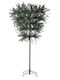 Christmas Tree Reversed with Wooden Trunk 210cm with 786 Branches and with Wooden Cross Base