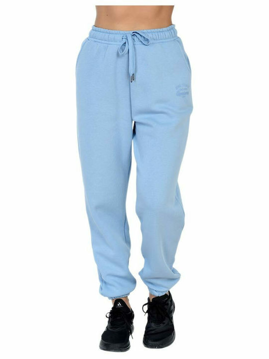 Target W22-67386 Women's Jogger Sweatpants Light Blue