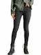 High Waist Women's Jean Trousers in Skinny Fit Wolcott Black Stone