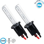 GloboStar Lamps Car & Motorcycle H1 Xenon 6000K Cold White 12V 35W 2pcs