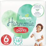 Pampers Harmonie Pants Πάνες Βρακάκι No. 6 για 15+kg 18τμχ