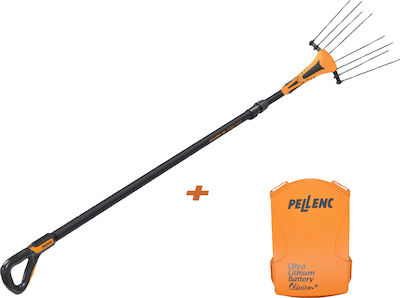 Pellenc Power 48 T220/300 Duo +Battery Olivion+ Battery Olive Tree Shaker  Rake 480W with Telescopic 3.1m Pole and 3.2kg Weight
