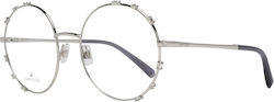 Swarovski Women's Prescription Eyeglass Frames Silver SK5380 016