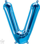 Μπαλόνι Μίνι Γράμμα V Μπλε 41cm
