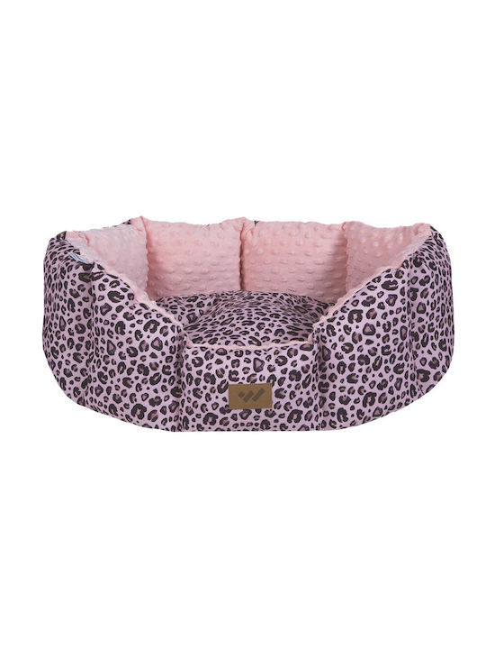 Woofmoda Animal Print Sofa Hundebett Rosa 39x32cm. 912-1302-1300