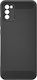 Powertech Back Cover Silicon Negru (Galaxy A02s)