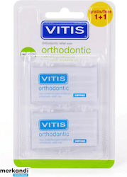 Vitis Orthodontic Wachs Produkt Mundpflegezubehör für Irritationen 10 Stück