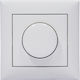 MAGIC ELECTRONIC Multi Recessed Dimmer Switch with Classic Frame Rotary 1000W in White Color