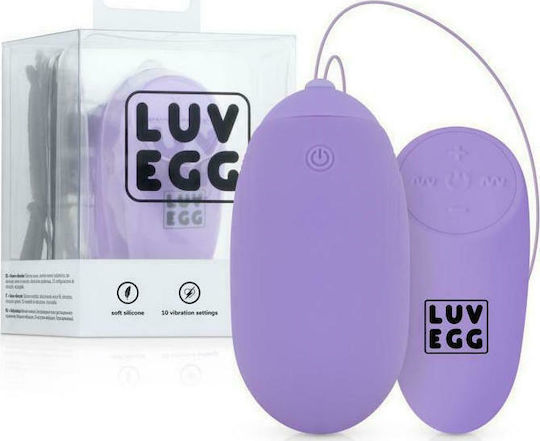 Luv Egg XL Vibrator Egg 8cm Purple