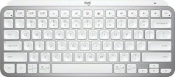 Logitech MX Keys Mini Fără fir Bluetooth Doar tastatura Engleză US Argint