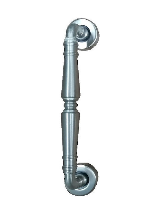 Isia Nickel Matte Exterior Window Handle 200mm