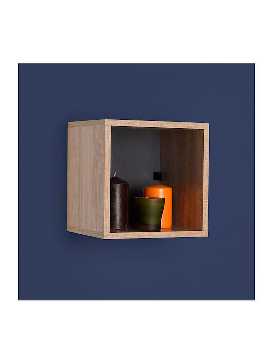 Shelf Wall Flat Sonoma 33x19x33cm