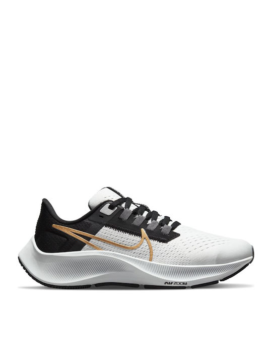 Nike Αθλητικά Παιδικά Παπούτσια Running Air Zoom Pegasus 38 Photon Dust / Light Smoke Grey / Particle Grey / Metallic Gold Coin