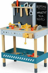 Ecotoys Kids Workbench made of Wood 80 cm. 47pcs